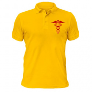 Чоловіча футболка-поло з гербом медицини (2)
