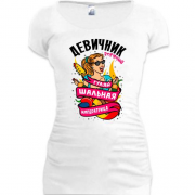 Подовжена футболка з написом "Дівич-вечір - гуляй шалена імператриця"