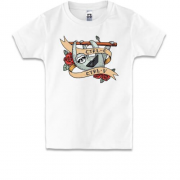 Дитяча футболка Ctrl C - Ctrl V з лінивцем