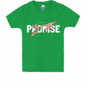Дитяча футболка з принтом Make a promise