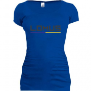 Подовжена футболка з лого Lomus