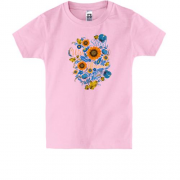 Дитяча футболка з квітковим орнаментом (2)