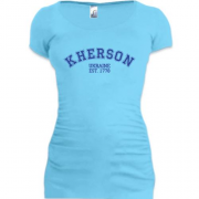Подовжена футболка місто Херсон (англ.)