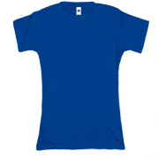 Жіноча синя футболка