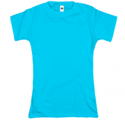 Жіноча блакитна футболка