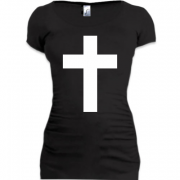 Подовжена футболка Cross classic (з хрестом)