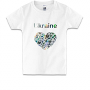 Дитяча футболка Ukraine - серце (голограма) (голограма)