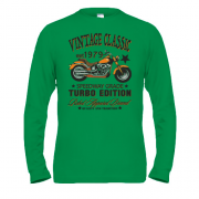 Чоловічий лонгслів vintage classic moto