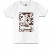 Дитяча футболка із зображенням "музика 80-х"