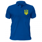 Чоловіча футболка-поло з гербом України (2)
